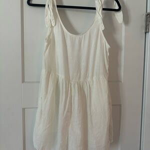 American Eagle Outfitters White Romper Casual Summer Style